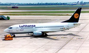 Lufthansa Prints: Boeing 737-330 D-ABXI Berchtesgaden