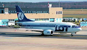 Airlines Prints: Boeing 737-55D SP-LKF