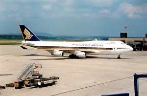 B747 Prints: Boeing 747-412 (BCF) 9V-SMA