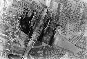 Victim Prints: Boeing B-17F falls victim to enemy flak