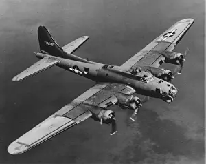 B17g Prints: Boeing B-17G flying, from above