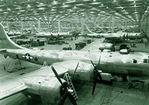 Boeing Collection: Boeing B-29 production at Air Force Factory 56 or Boein
