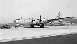 Boeing B-29 Superfortress on the ground