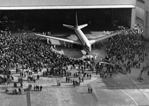 Boeing Dash 80 N70700 roll-out at Boeings Renton plant 1