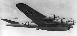 Boeing SB-17G Flying Fortress 44-83802 in flight