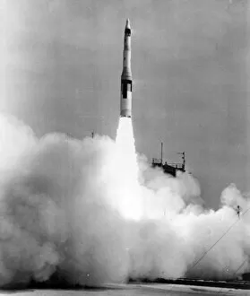 1961 Collection: Boeing SM-80 Minuteman ICBM is launched
