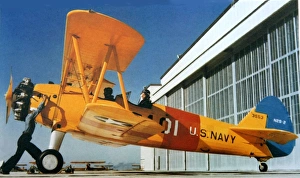 Secondflight Gallery: Boeing Stearman N2S-2 at Corpus Christi, Texas in 1943