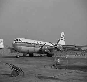 1955 Collection: Boeing Stratocruiser G-ANTY BOAC London Airport