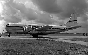 1958 Prints: Boeing Stratocruiser G-ANUB West African London Airport