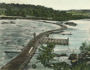 Tugela Prints: Boer Bridge over the Tugela River, South Africa