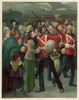 Boer Leaving Waterloo Events Africa South War
