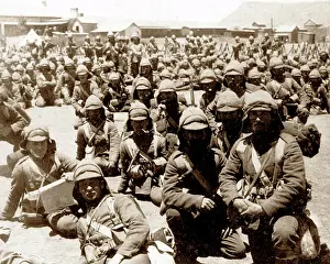 Boer War British Troops at Naauwpoort Victorian period