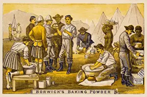 Boer War Camp Scene