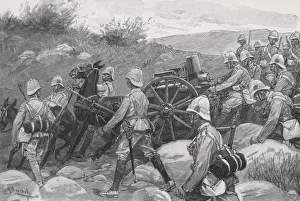 Manoeuvring Prints: Boer War / Maxim Gun