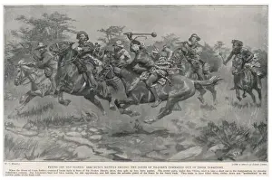 Zulus Prints: Boer War / Zulus in Action