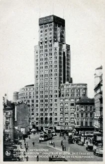 Architects Prints: The Boerentoren - Antwerp, Belgium