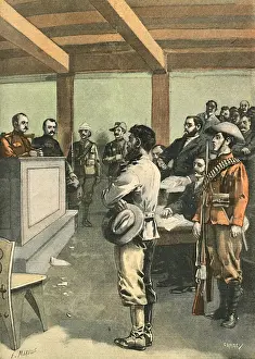 Defended Prints: Boers before the tribunal during the Boer War