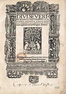 Anicius Collection: BOETHIUS, Anicius Manlius Severinus (480-524)