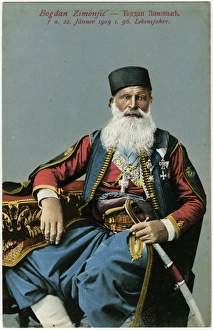 Images Dated 17th June 2016: Bogdan Zimonjic - Serbian Orthodox priest, and Voivode