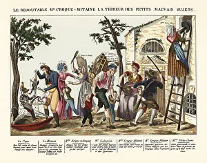 Diversion Prints: Bogeymen catching and punishing bad children, 1802