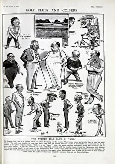 Bognor Prints: Bognor Golf Club and golfers