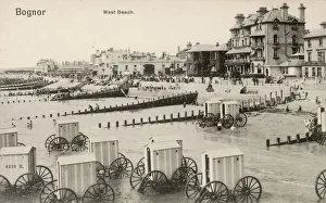Beach Gallery: Bognor Regis / Huts 1905