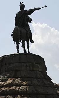 Mikhail Collection: Bohdan Khmelnytsky (1595-1657). Cossacks leader. Monument b