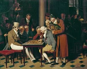 Neoclassic Collection: BOILLY, Louis Leopold (1761-1845). Game of Draughts