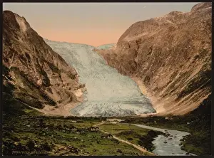 Sognefjord Prints: Boiumsbrae (i. e. Bojumsbrae), Sognefjord, Norway