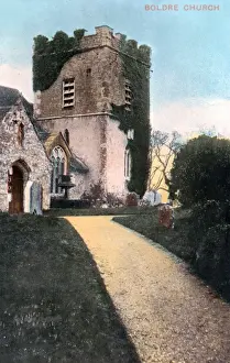 Hants Prints: Boldre Church, New Forset, Hants