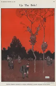 Hiding Prints: Up the Bole! by William Heath Robinson