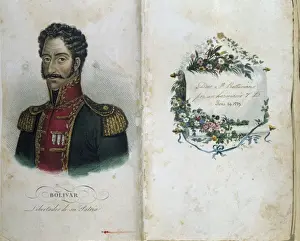 BOLIVAR, Sim1783-1830). Venezuelan military