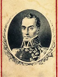 BOLIVAR, Sim1783-1830). Venezuelan military