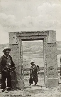 Bolivia - Pre-Columbian Gateway at Tiwanaku
