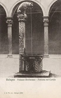 Images Dated 6th April 2011: Bologna - Fountain at the Palazzo Bevilacqua