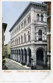 Bologna Prints: Bologna Italy, Palazzo di Residenza della Cassa di Risparmio