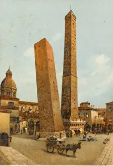 Smaller Prints: Bologna - Leaning Towers