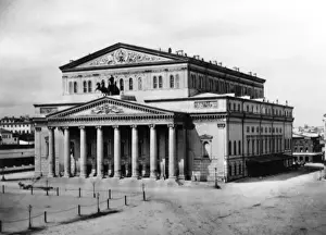 Reconstructed Prints: Bolshoi Theatre in Moscow, Russia