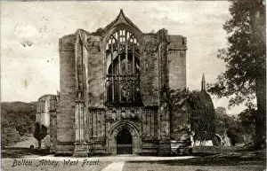 Ilkley Prints: Bolton Abbey - West Front, Skipton, Yorkshire