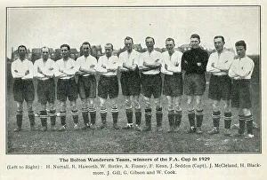 Bolton Wanderers team, FA Cup winners in 1929