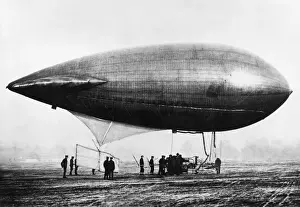 Blimp Prints: Boly Airship Nov 1909