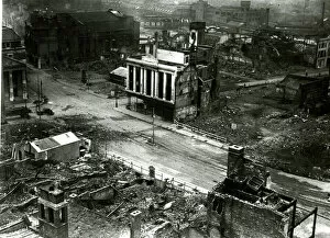 Images Dated 2nd January 2019: Bomb damage in Coventry, WW2
