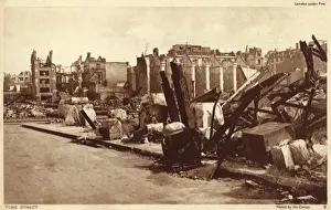 Fore Prints: Bomb damage in London - Fore Street