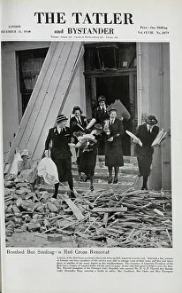 Wreckage Prints: Bomb damage at the Red Cross
