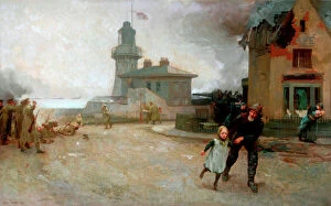 16th Gallery: The Bombardment of the Hartlepools - James Clark