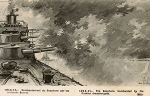 Bosphorus Gallery: Bombardment of Istanbul from Russian warships in Bosphorus