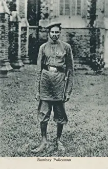 Truncheon Prints: Bombay (Mumbai) Policeman