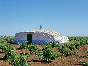 Storage Collection: Bombo manchego. Traditional rural architecture of La Mancha
