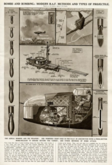 Projectiles Gallery: Bombs and bombing, methods and types of projectiles