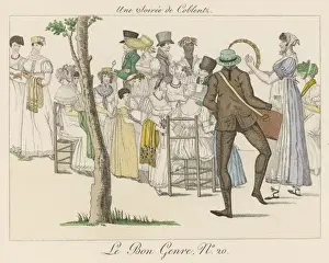 Backs Prints: BON GENRE NO. 20 C. 1805